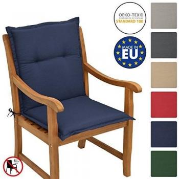 Cojín de Asiento Exterior Loft NL - Respaldo Bajo - Gomaespuma Azul Oscuro