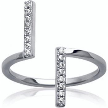 Rhodinierter Silberring 'Sissi' 23 mm