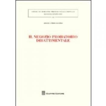 Il negozio probatorio dibattimento