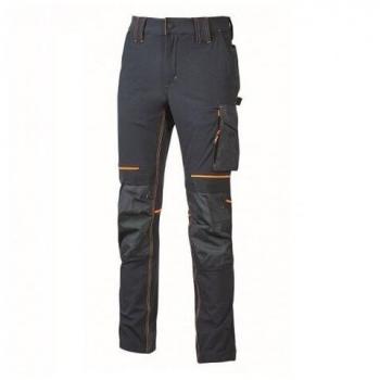 U-power - pantalón Atom DB azul-naranja T-XL