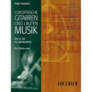 Europäische Gitarren- und Lautenmusik des 16. bis 18. Jahrhunderts für Gitarre, Fachbücher