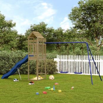 Parque infantil de exterior madera de pino tratada vidaXL