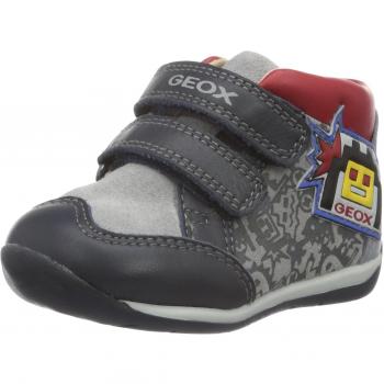 Geox B Each Boy Bottines pour enfants gris