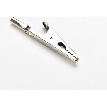 55MM Metal Alligator Clips - Electrical Testing Clamps in Black and Red with Plastic Boots (1 or 10 pcs)