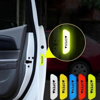 Car Open Reflective Warning Tape for Mitsubishi AXS Lancer 9 10 I200 Chery Tiggo 5 3 T11 Mini Cooper R56
