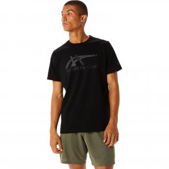Tee Asics Tiger Performance en negro y gris grafito