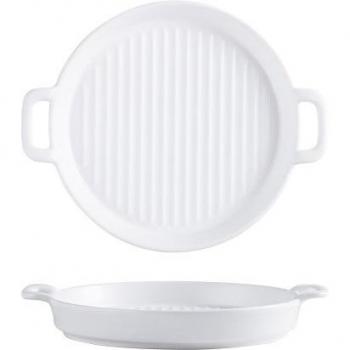 Binaural Ceramic Dinner Plate