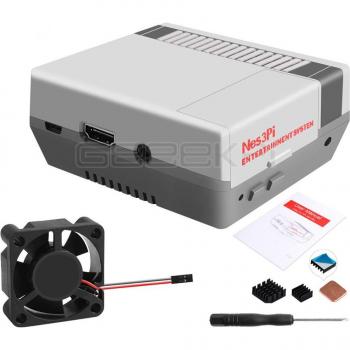 GeeekPi NES Stil Gehäuse mit Kühler und Schraubendrehern für Raspberry Pi 3B+/3B/2B