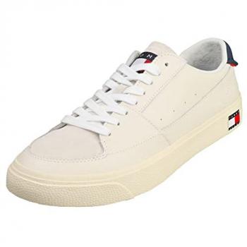 Tommy Hilfiger Men's White Sneakers - Size 12 US