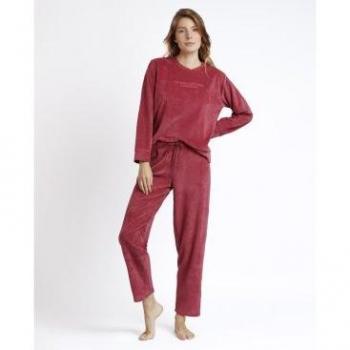 Damen Pyjama Set aus Cord für kalte Nächte