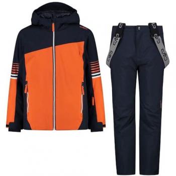 Ensemble CMP Twill Ski orange bleu marine enfant - 5