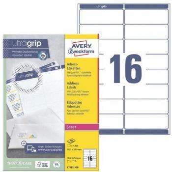 AVERY Zweckform QuickPEEL Adress-Etiketten, 99,1 x 33,9 mm