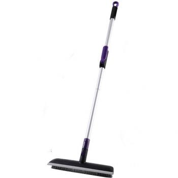 Eyliden Stiff Bristle Floor Scrub Brush with Scraper