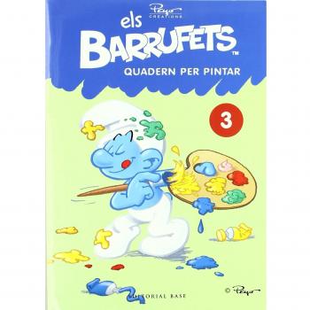 Els barrufets. Quadern per pintar, 3 (Tapa blanda).
