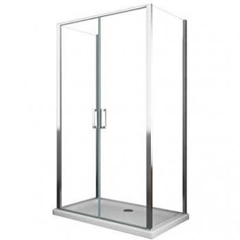 Ducha Salón con Ventana de Cristal 6 mm y Puerta Abatible