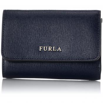 FURLA Babylon S Trifold - Portafogli Donna, Blu (Blu D)