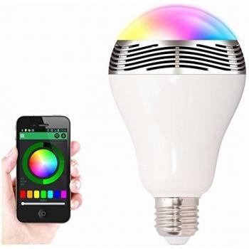 Bombilla Inteligente RGB E27 con Audio y Control App