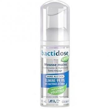 Gilbert Bactidose Green Mousse Désinfectante Mains 50 ml
