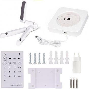 Bluetooth CD Player with Remote Control and HiFi Speaker