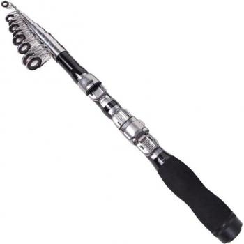 Ultra-Short Super Hard Telescopic Carbon Spinning Fishing Rod