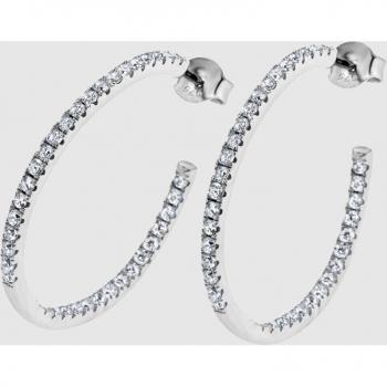 Pendientes Time Road WS01356 Plata
