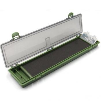 Waterproof Carp Fishing Hair Rig Tackle Box with 15 Pins - Portable Detachable Dustproof Storage Case
