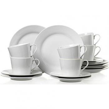 Ritzenhoff & Breker Kaffeeservice »Bianco«, (Set, 18 tlg.), klassisch und schlicht, unifarben