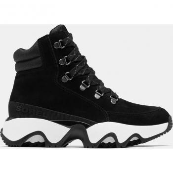 Botines Sorel Kinetic Impact Conquest WP para mujer en ante y microfibra, color negro