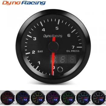 Medidor de Presión de Aceite Dynoracing LED 0‑7 BAR