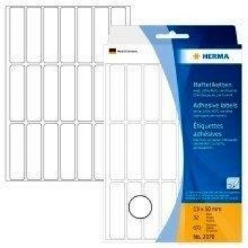 HERMA Klisteretikett 13x50 vit