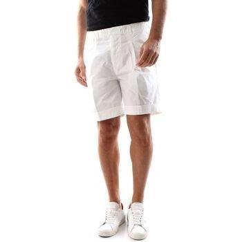 Mike 1273‑40W441 40Weft Shorts – Weiße Variante