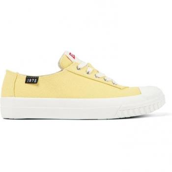 Camper Lona Amarilla Zapatillas Cordón Mujer 1975