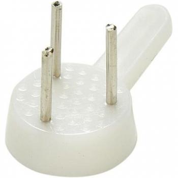 20pcs White Plastic Invisible Wall Mount Photo Picture Frame Nail Hook