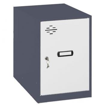 SimonRack Mini Armadietto con Chiave 475x300x500 mm in Antracite e Bianco