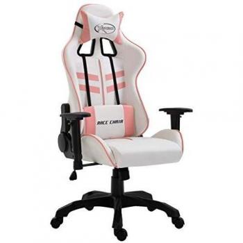 Sillón Rosa Ergonomico para Juegos y Estudio
