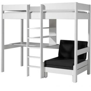 Lit Mezzanine SLEEPY 90x200cm Échelle Centrale