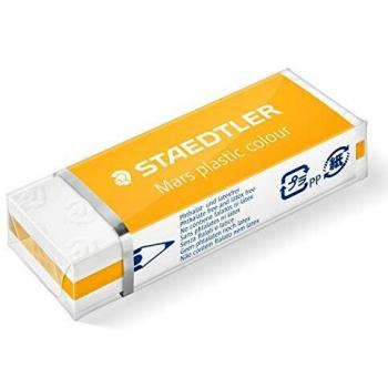Mars Colour Gomme blanche-orange en plastique – Staedtler