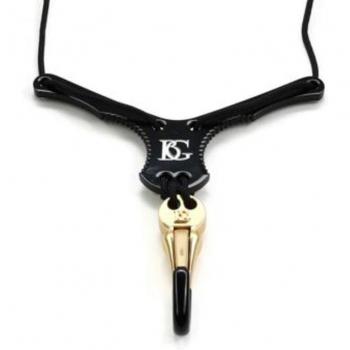 BG Saxophone Zen Strap with Metal Snap Hook Black