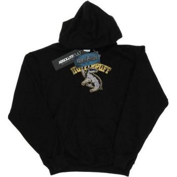 Grey Hufflepuff Men’s Athletic Emblem Pullover