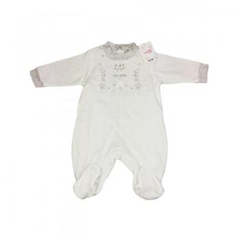 Tuta neonato Will B Bianco per bambine 6-9 mesi in cotone