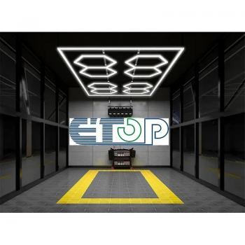 Feu de Travail LED Hexagonal Jelivey pour Garage