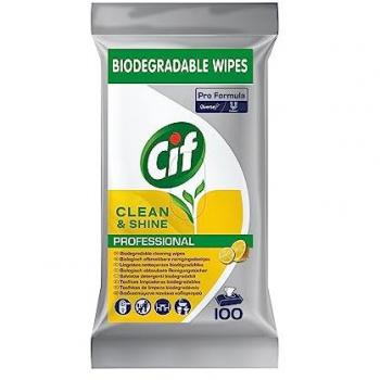Salviette biodegradabili Cif per superfici - conf. 100 pezzi
