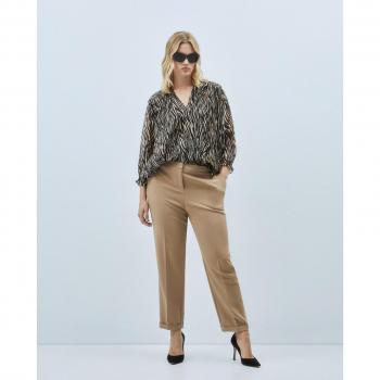 Blusa estampada de manga larga Couchel