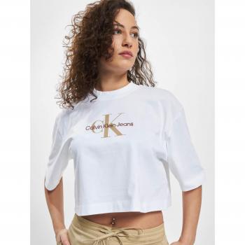 T-SHIRT CROPPED DONNA LOGO ARCHIVIO CALVIN KLEIN