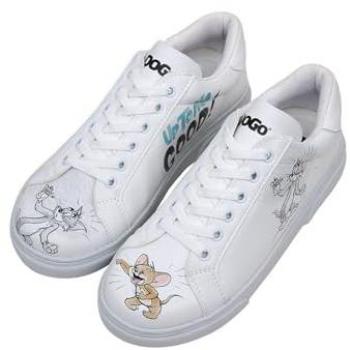 DOGO Ace Low‑Top Sneaker Damen – Gr. 36 – Weiß – Lederimitat – Casual – Handgefertigt