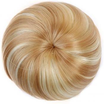 WEILAI Girls Brown Blonde Chignon