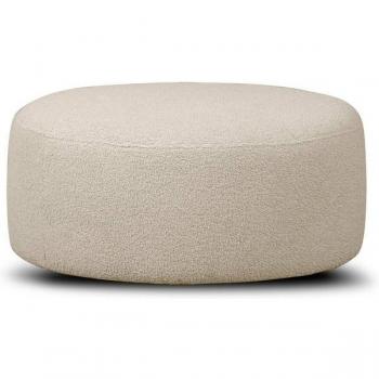 KONSIMO® Bouclé Pouf RAGGI mit 360° Drehfunktion