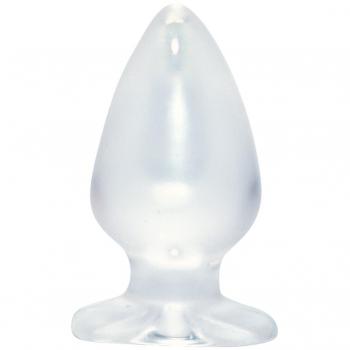Plug anal géant transparent