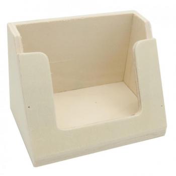 Distributeur de cartes à jouer en bois - 9 x 6 x 6,5 cm