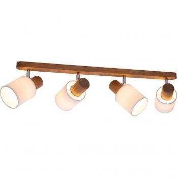 Envostar Nale 2 4-Bulb Ceiling Fixture Pine Brown
